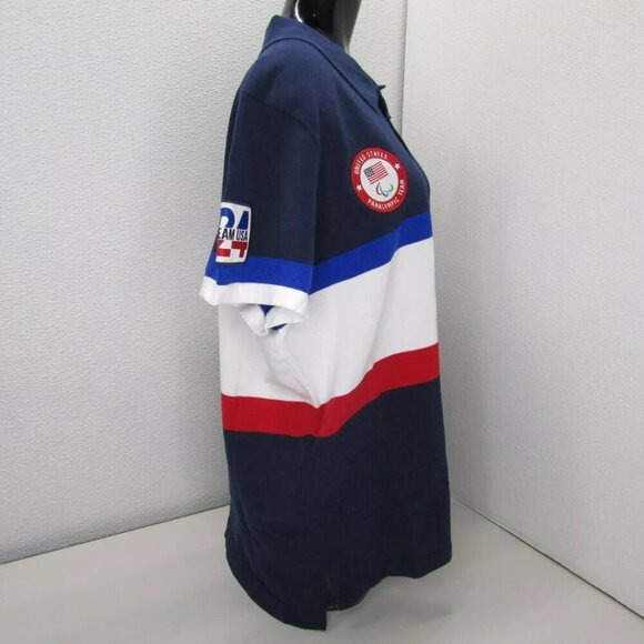 NEW POLO RALPH LAUREN Womens Polo Shirt Navy  Size XXL Team USA Flagbearer - Picture 2 of 12